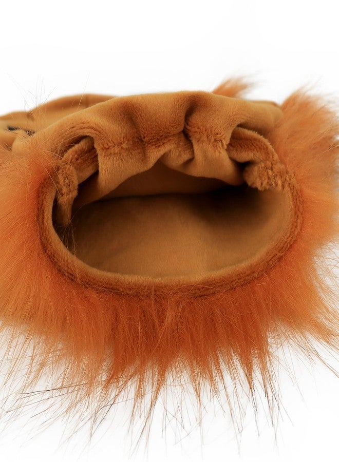 HAOAN Wolf Paw Gloves Faux Fur Cat Fingerless Mittens Winter Warm Halloween Fancy Party Costume Accessories - Image 4